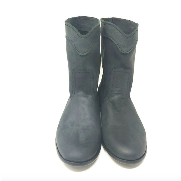 Frye Cara Roper Short Suede Nubuck Leather Boots - Picture 5 of 7